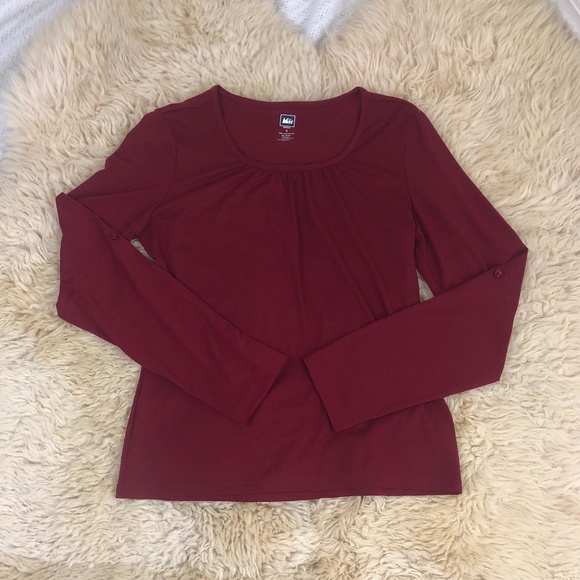 REI Women's Long Sleeve Red Top Size S - Picture 1 of 7
